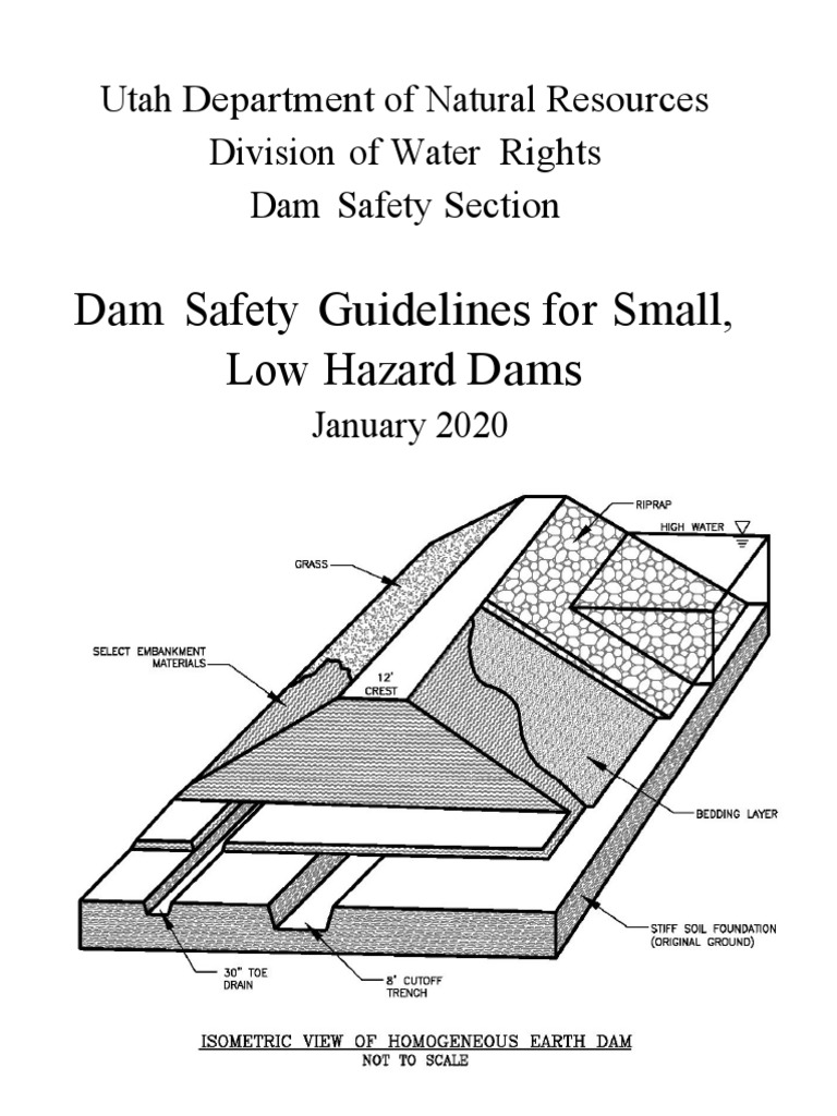 Dam Safety Guidelines For Small, Low Hazard Dams January 2020 PDF