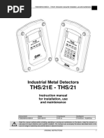 Detector Metale CEIA THS21 PDF