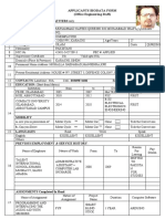 MCE Engrs Bio Data Supervisory Form A-4 (For Design Engineer)