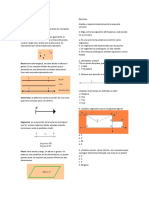 Geometría - Clase #1 Ejercicios sobre puntos, rectas, segmentos y semirrectas