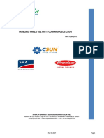 Tabela de Preços Kit de Energia Solar Abril2017 - (Inversores Fronius e Sma)