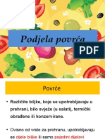 Podjela Povrća