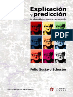 Schuster, Félix- Explicación y Predicción- Caps 1 a 5