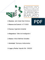 Técnicas e Instrumentos