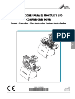 Instrucciones montaje y uso compresores Dürr