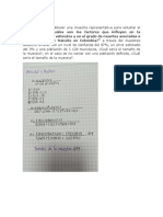 Ejercicio 4. Muestreo. Milady Mora Chavarro.