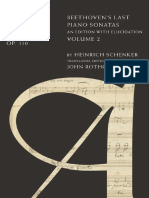 Heinrich Schenker, John Rothgeb - Piano Sonata in Ab, Op. 110 - Beethoven's Last Piano Sonatas, An Edition With Elucidation, Volume 2-Oxford University Press (2015) PDF