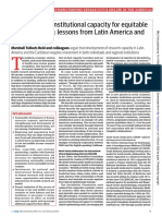 Strengthening Institutional Capacity For Equitable Health Research Lessons From Latin America and The Caribbean PDF