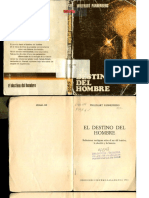 PANNENBERG, Wolfhart (1981) - El Destino Del Hombre. Ediciones Sígueme.