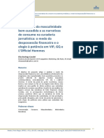 Imaginários da masculinidade bem-sucedida e as narrativas de consumo na curadoria jornalística o medo da despossessão financeira e o elogio à potência em VIP, GQ e L’Officiel Hommes