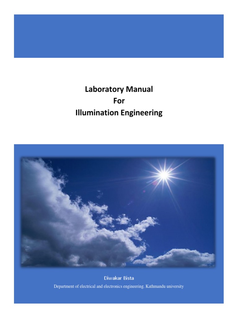 Laboratory Manual for Illumination Engineering | PDF | Color | Light