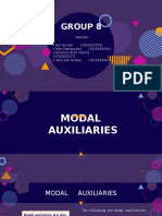 Group 8 Modal Aux