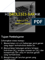 Hidrolisis Garam Materi 7