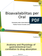 Bioavailabilitas Per Oral