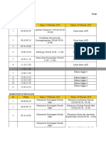 Jadwal SP 20192020