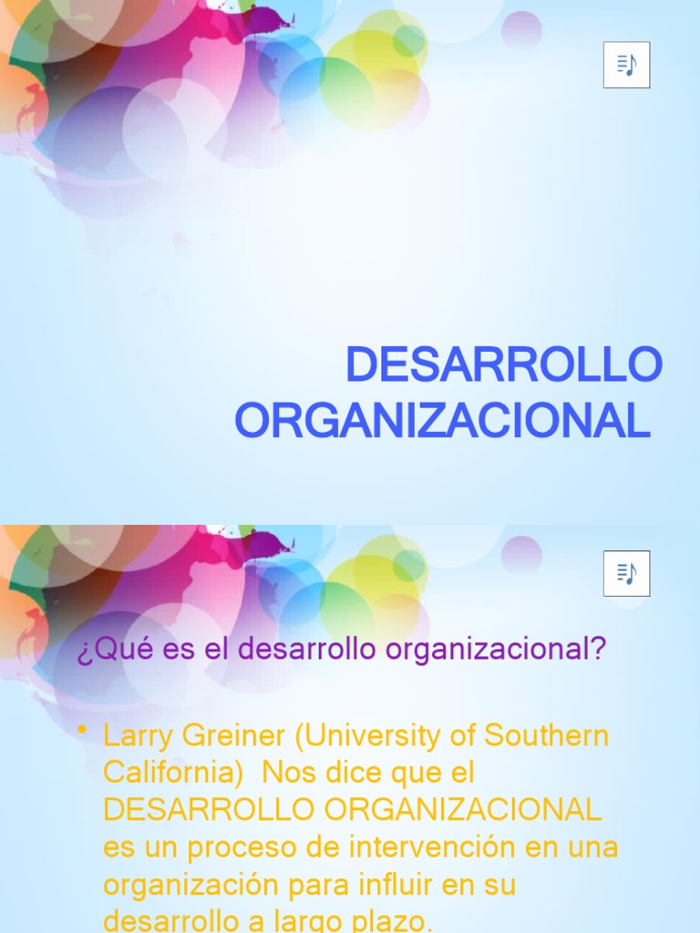 Presentacion Desarrollo Organizacional | Descargar gratis PDF