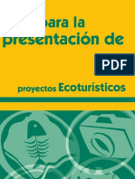 Guia para la presentación de proyectos ecoturisticos