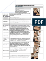 ROTATORY INSTABILITIES SPECIAL TESTS