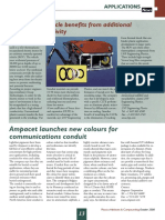 Ampacet launches new colours for communications conduit