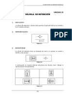 UNIDAD 9 Válvula de Retención.