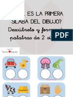 Juego Palabras 2 Sílabas PDF