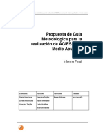 Propuesta de Guía Metodólogica para la  realización de AGIES en el Medio Acuático 