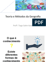 Teoria e Método Da Geografia - Introdução