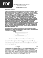 ENGR 3050 Capacitive Displacement Sensor Lab Introduction