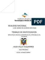 Principales Grupos Economicos de La Republica Del Ecuador