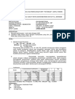 SOAL Ekonometrika Genap 2020 PDF