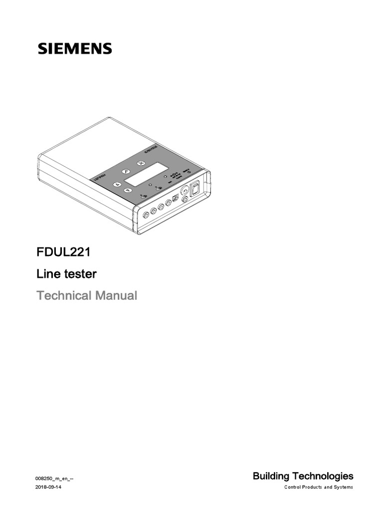 Tester de Bucla FDUL221 PDF | PDF | Safety | Fuse (Electrical)