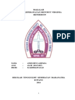 Makalah Konsep Keperawatan Menurut Virgi