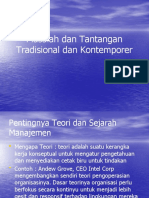 Masalah Dan Tantangan Tradisional Dan Kontemporer