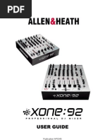 INPUT3に難ありALLEN＆HEATH XONE:62【箱・取説付】 Amazon.co.jp: Allen & Heath XONE : 62 プロフェッショナル 6ch