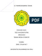 Tugas Thermodinamika Teknik