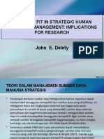1 - PPT - Issues of Fit Strategic Human Resource Management