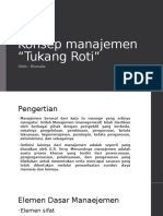 Konsep Manajemen PPT Tukang Roti