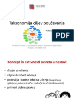 Taksonomija Ciljev Poučevanja PDF