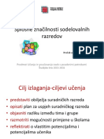 Splošne Značilnosti Sodelovalnih Razredov PDF
