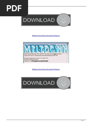 Deep freeze 7.51 password remover reviews