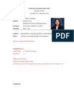 UPHD Filipino Written Report Template