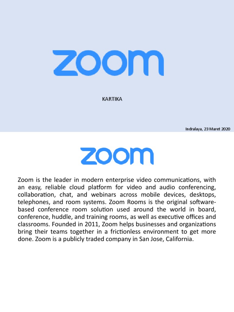 ZOOM | PDF | Computers