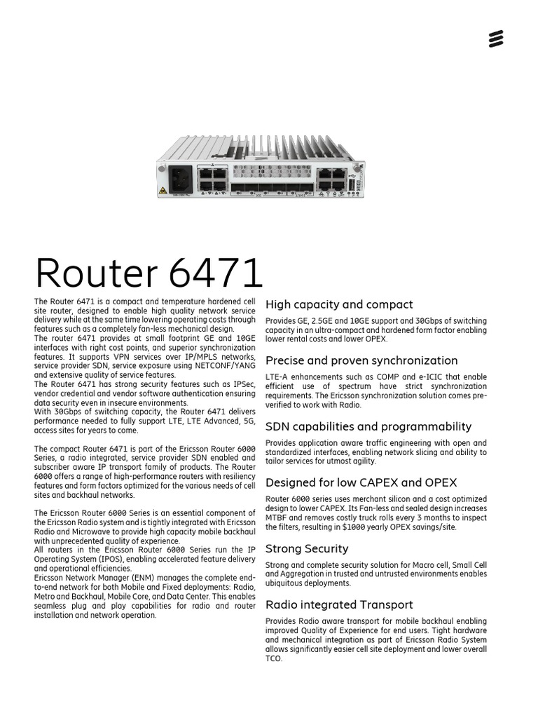 New Router 6471 Datasheet Rev G PDF | PDF | Virtual Private Network ...
