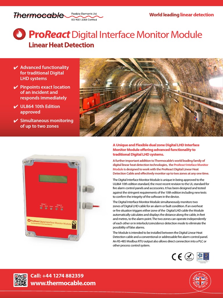 Thermocable ProReact DiMM PDF Computer Monitor Systems Engineering