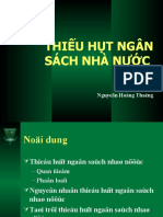 Thiếu Hụt Ngân Sách Nhà Nước