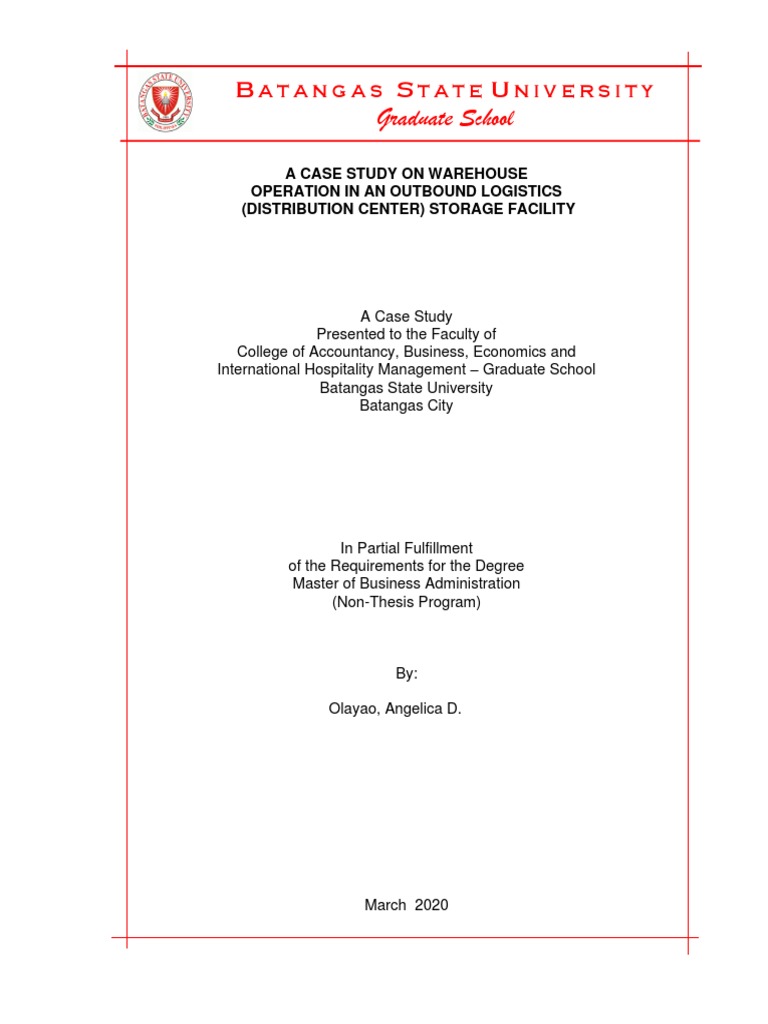 Warehouse Operations Case Study Analysis | PDF | Barcode | Inventory