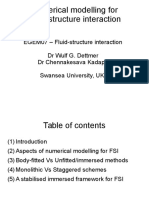 Numerical Modelling For Fluid-Structure Interaction
