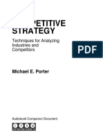 Michael Porter - Competitive Strategy Techniques For Analyzing Industries and Competitors (Audio Book Companion)
