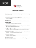 employer feedback form