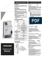 RE EL5 LE3 Instrucciones Regulador de Intensidad para Lamparas LED Dinuy